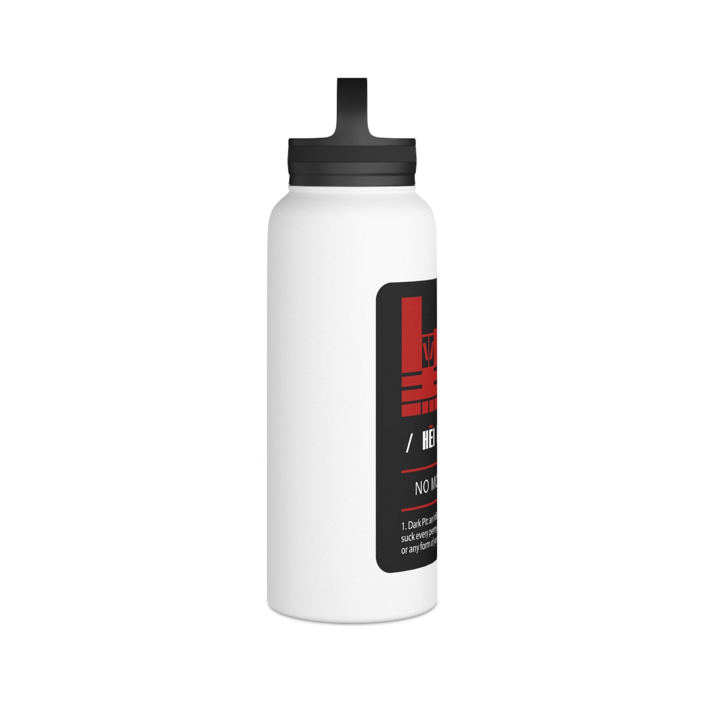 HK (HeiKeng) Stainless Steel Water Bottle, Handle Lid