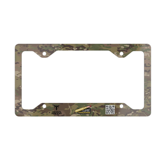 MultiCam Metal License Plate Frame