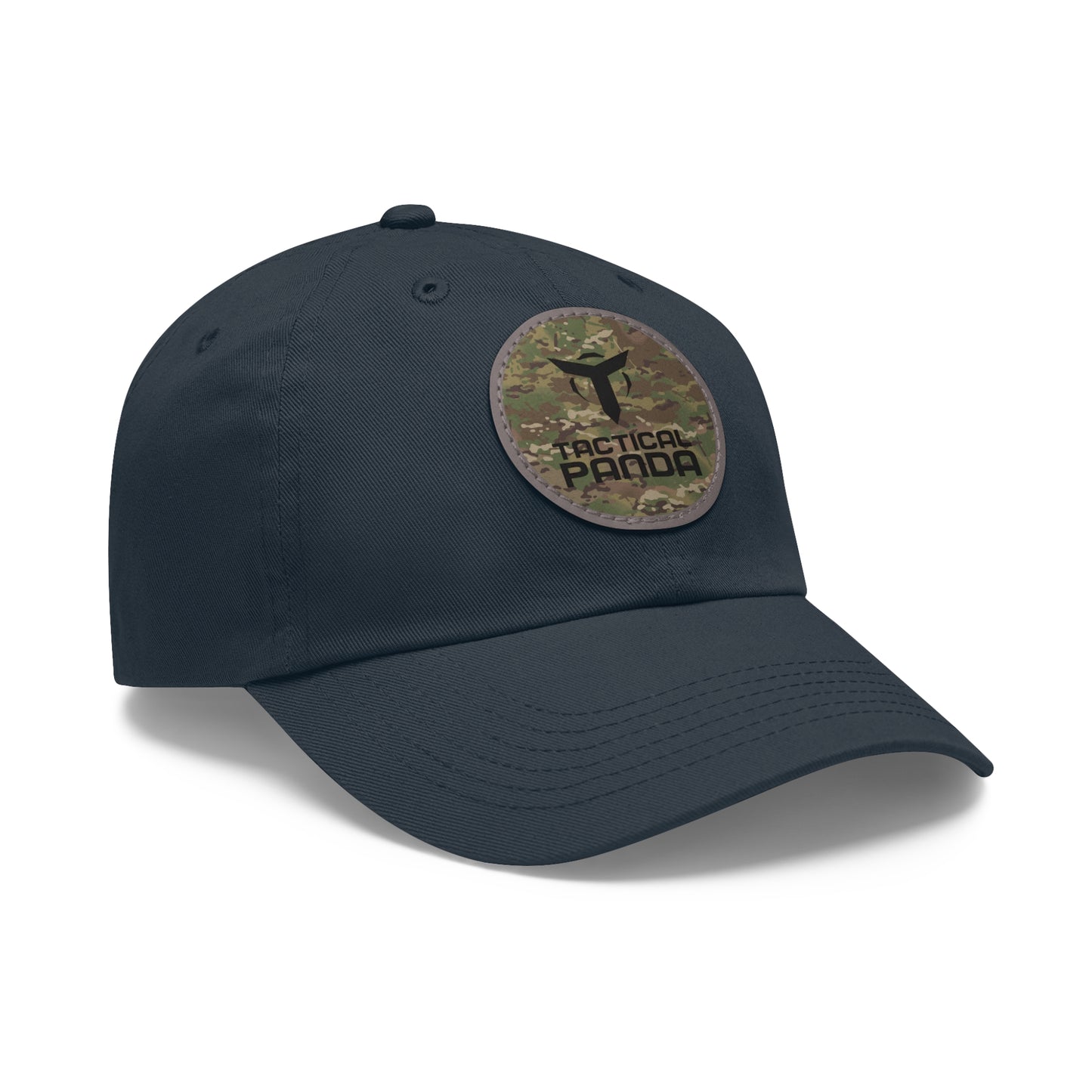 Tactical Panda Hat with Leather Patch (Round)