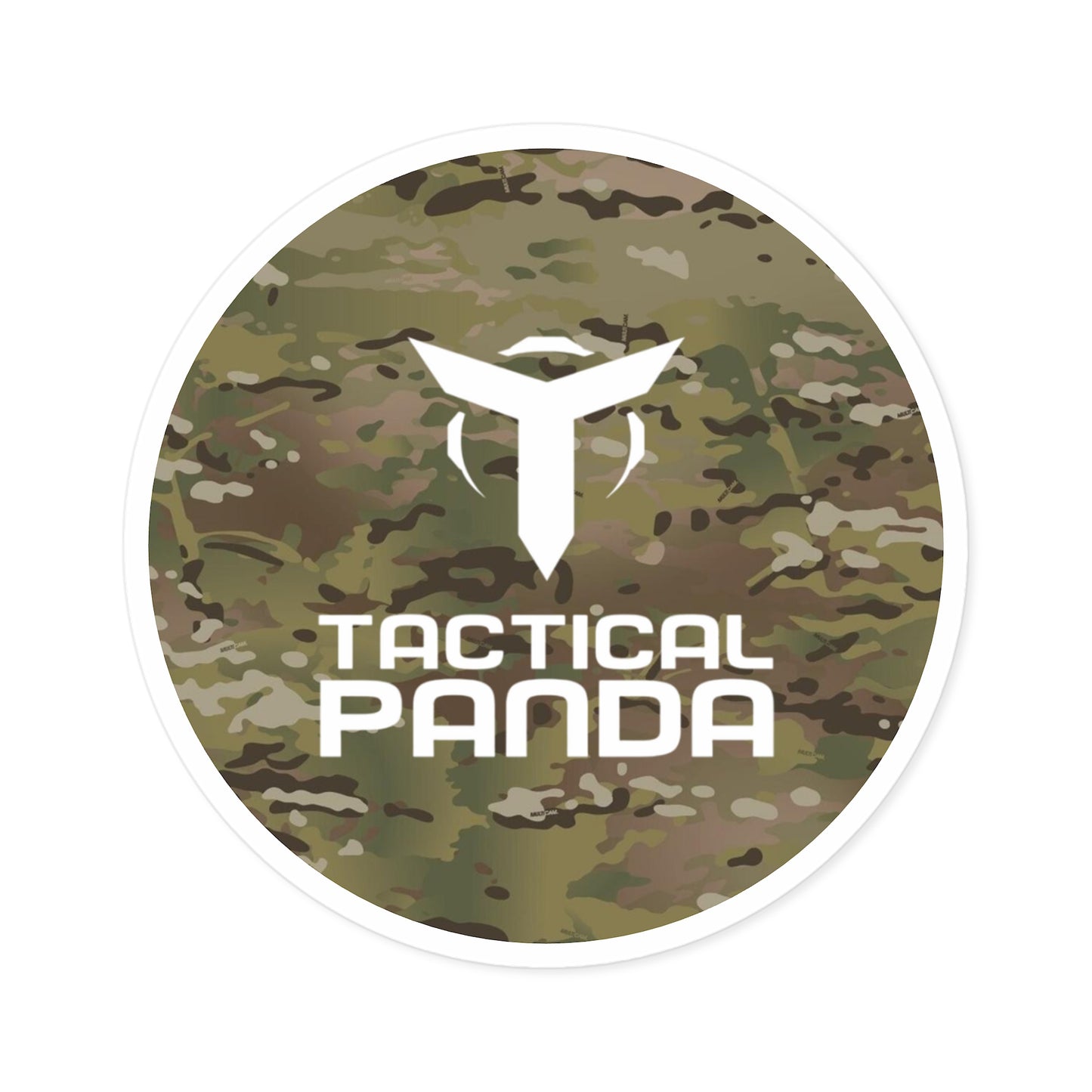 MultiCam TacPanda Round Stickers, Indoor\Outdoor