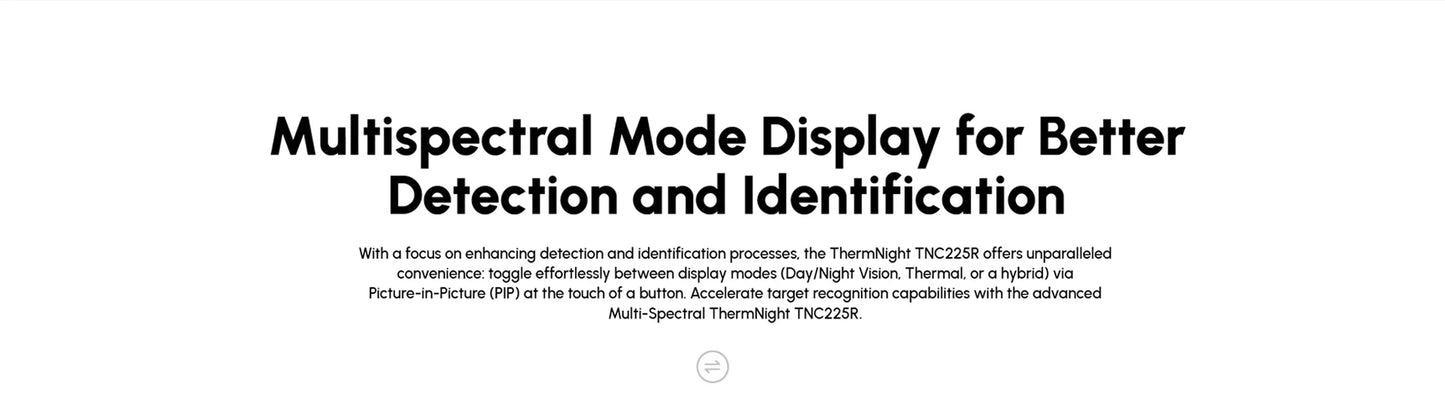 TNC225R - ThermNight Thermal & Night Vision Multispectral Scope with Laser Rangefinder and Ballistic Calculator