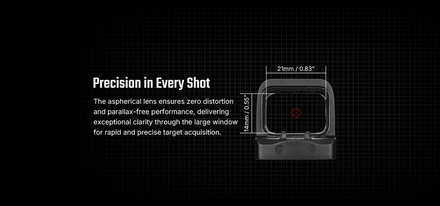 Osight S Enclosed Aspherical Red Dot Sight