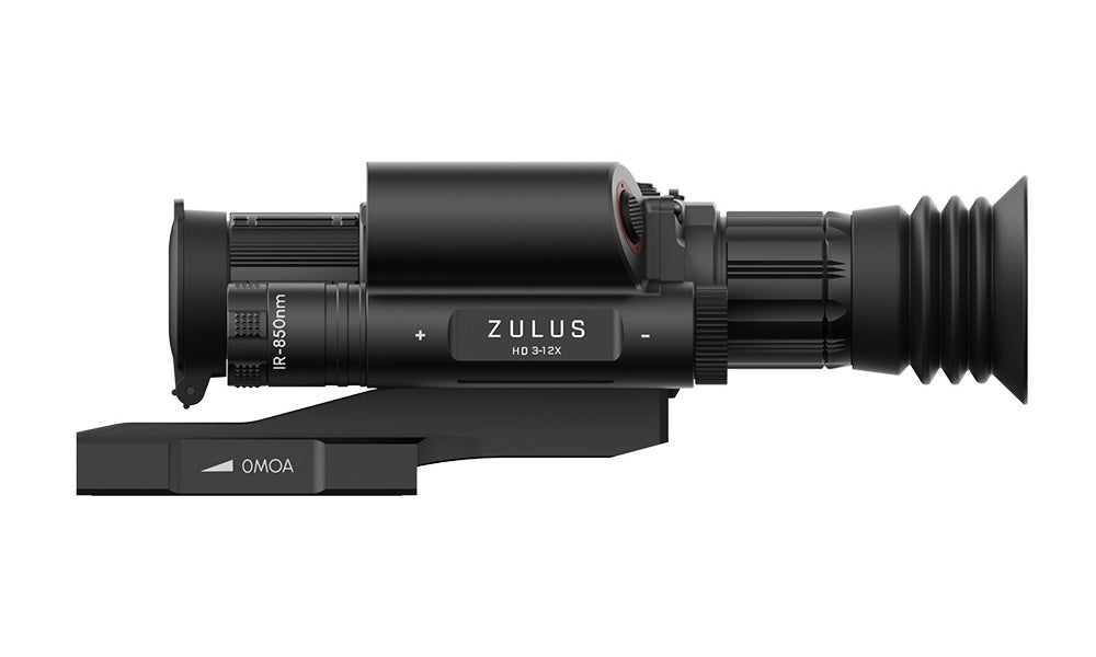 ZHD312R - ZULUS HD 3-12X Digital Night Vision Scope with Laser Rangefinder and Ballistic Calculator