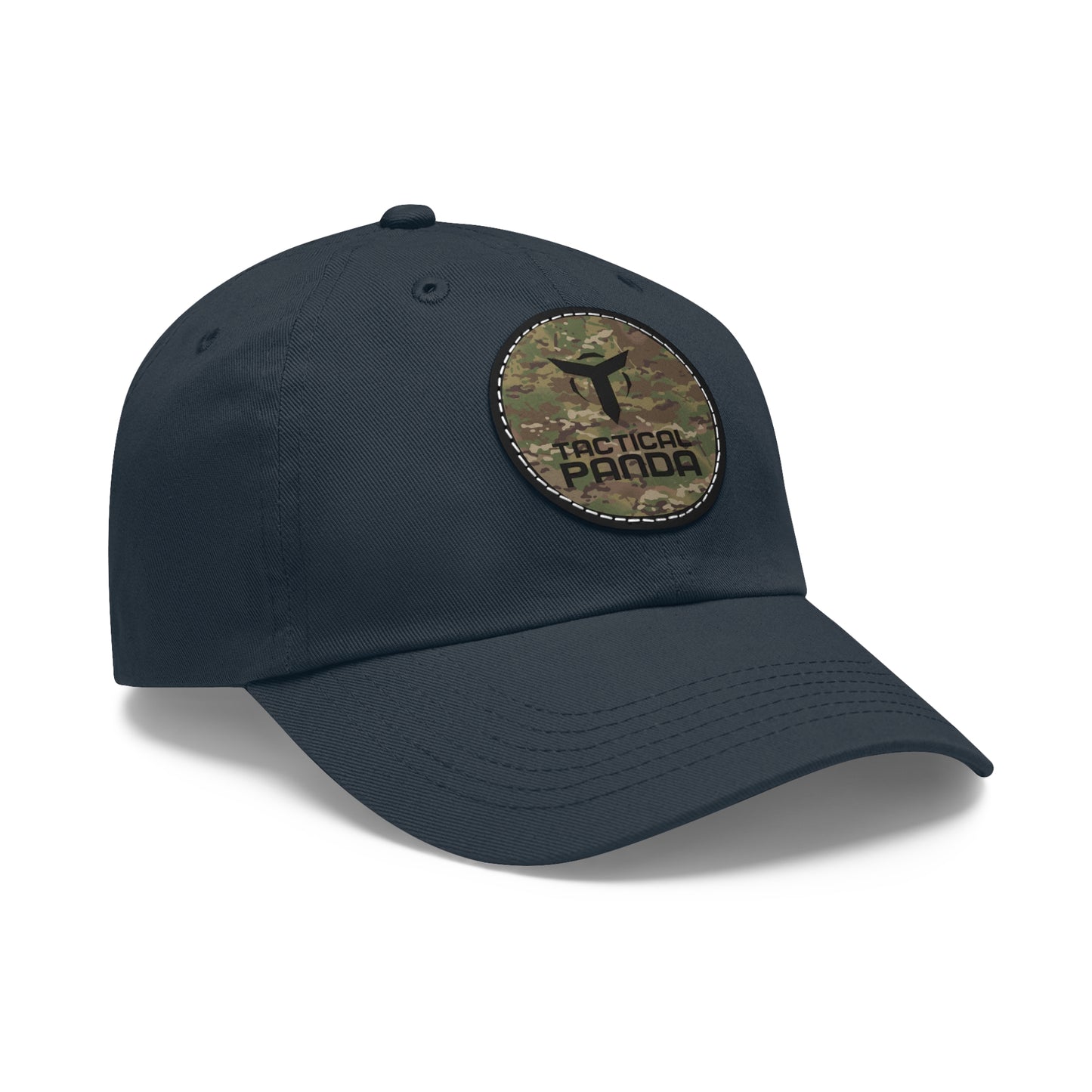 Tactical Panda Hat with Leather Patch (Round)