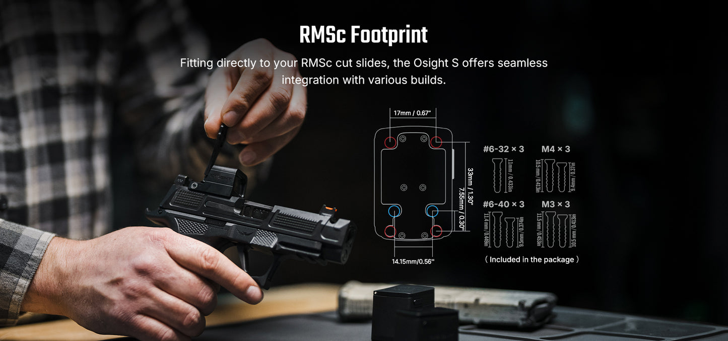 Osight S Enclosed Aspherical Red Dot Sight