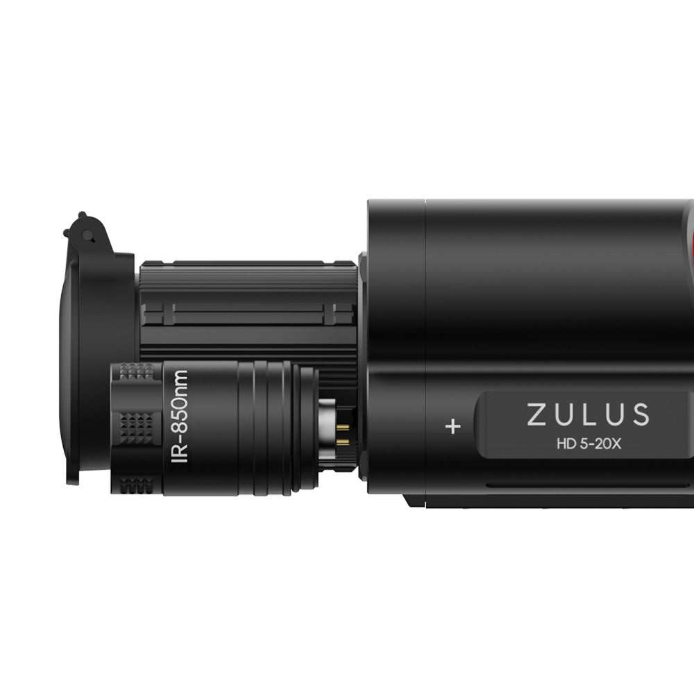 ZHD520R - ZULUS HD 5-20X Digital Night Vision Scope with Laser Rangefinder and Ballistic Calculato