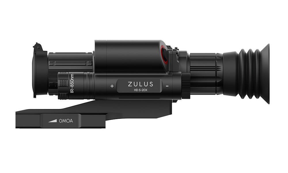 ZHD520R - ZULUS HD 5-20X Digital Night Vision Scope with Laser Rangefinder and Ballistic Calculato