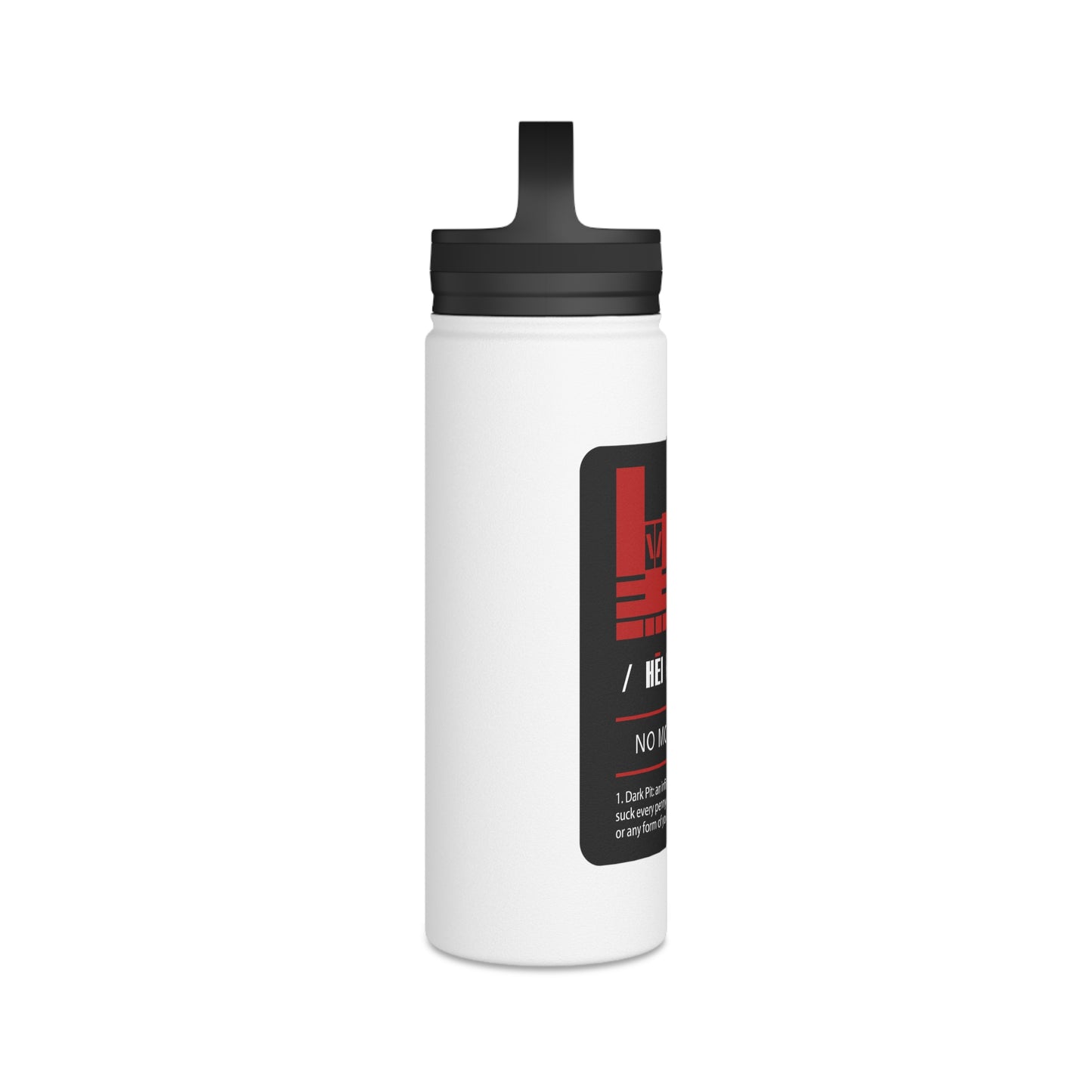 HK (HeiKeng) Stainless Steel Water Bottle, Handle Lid