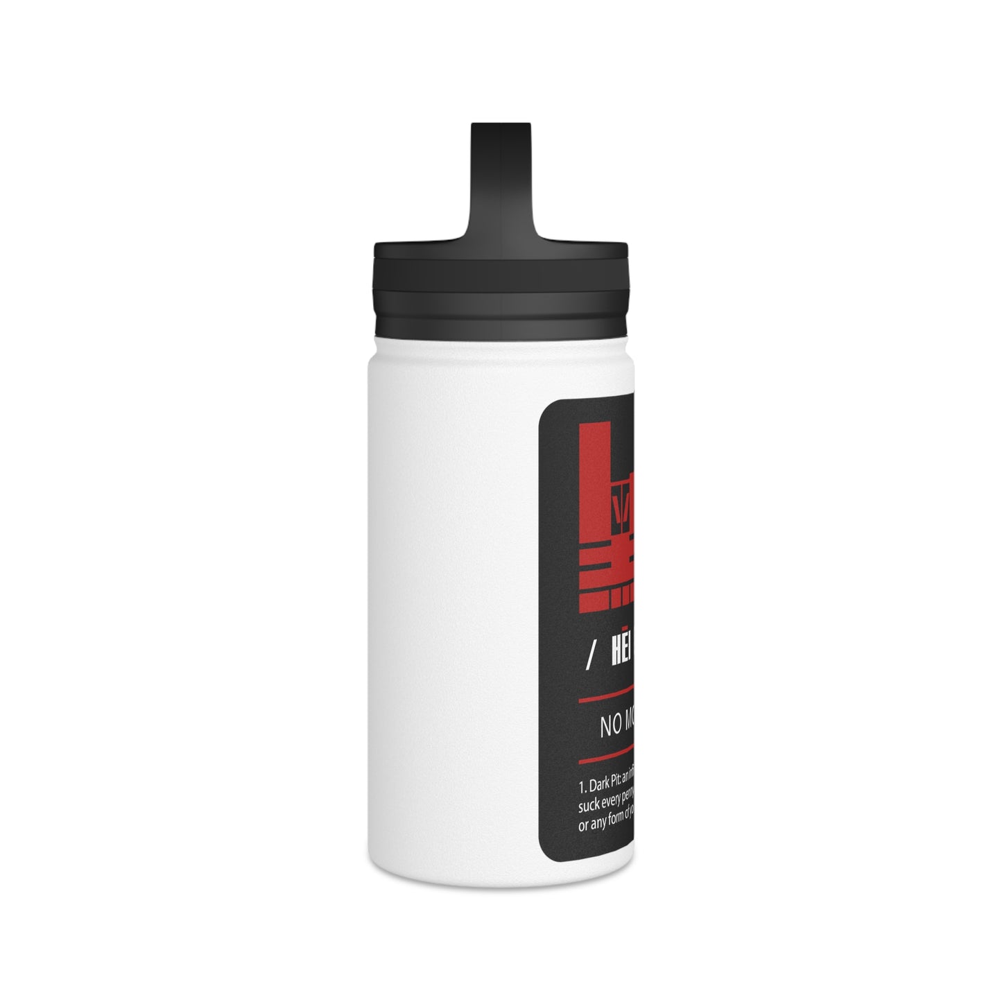 HK (HeiKeng) Stainless Steel Water Bottle, Handle Lid