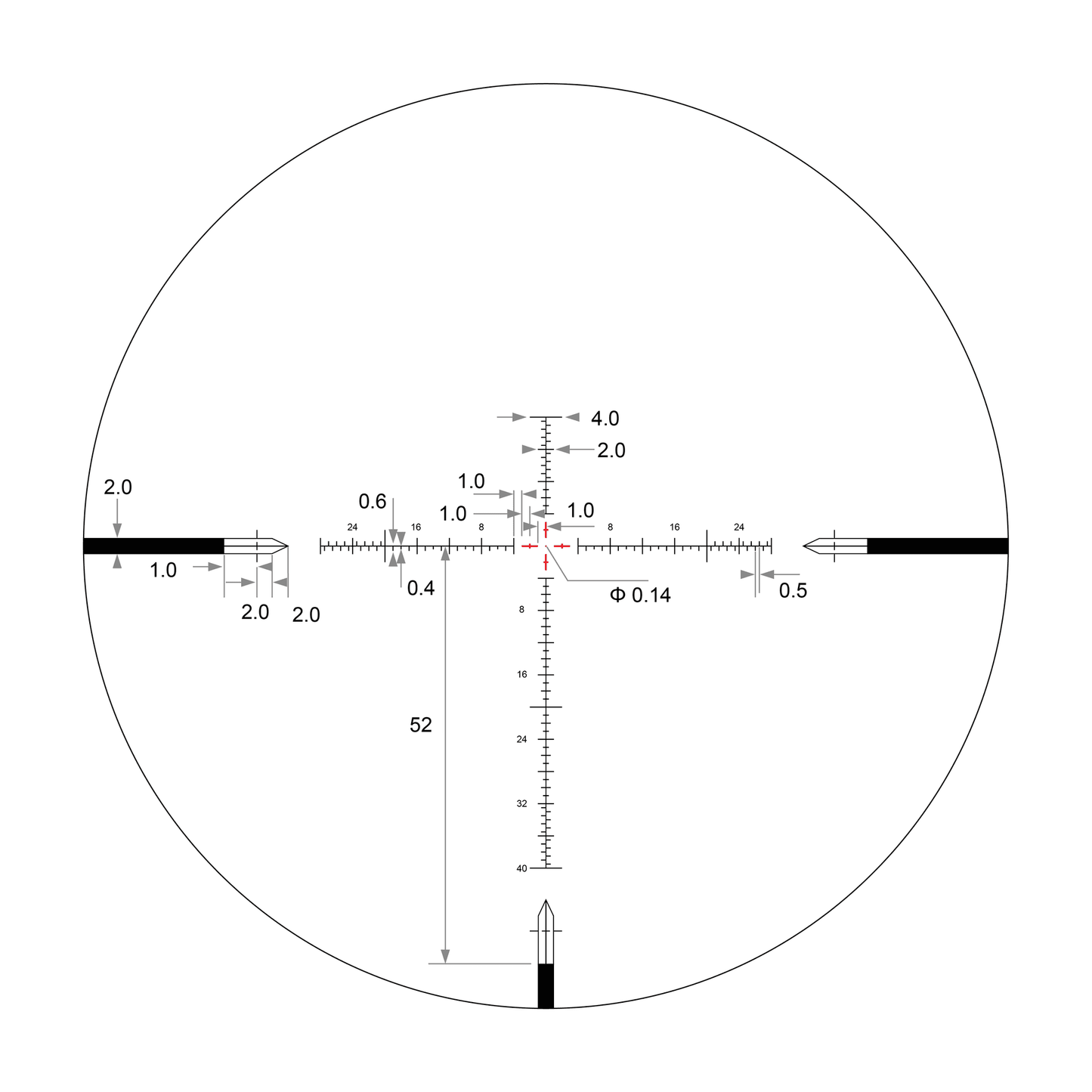 Arken EPL4 4-16×44 FFP Rifle Scope